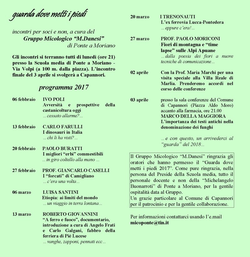 Programma GUARDA 2017